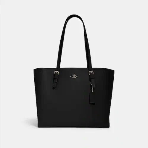 PRE ORDER ONLY -COACH MOLLIE TOTE BLACK /TRUE RED/GOLD